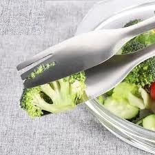 GAFFEL 1 Pc Stainless Steel Salad Serving Clip 23.5cm | Spoon Fork Tong | Multipurpose Serving Tong | Kitchen Tong | BBQ Tong | Dishwasher Safe 3