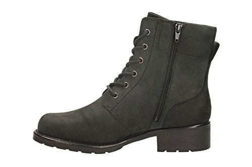 Clarks Orinoco Spice bottes classiques en cuir noir taille 36 pour femme