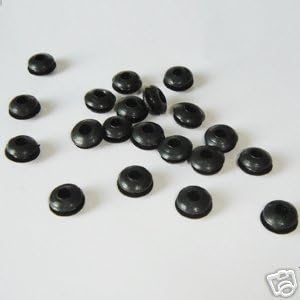100 Black Tattoo Grommets Needle