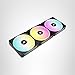 Corsair iCUE Link QX120 RGB 120mm Magnetic Dome RGB Fans - Triple Fan Starter Kit with iCUE Link System Hub - Black