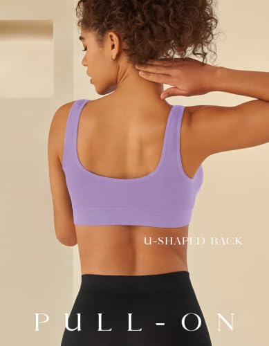 Image of SIMIYA Sports Bras for Women, Yoga Comfort Seamless Wireless Sports Bra