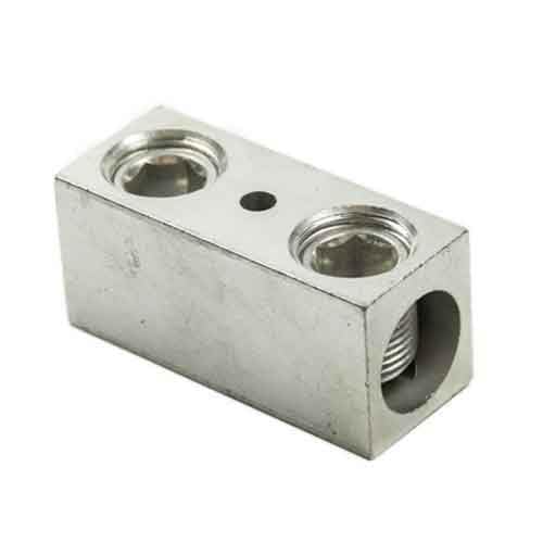 Hazlet SQ12005 250 MCM - 6 AWG 2 Screws Aluminum Splice/Reducer Mechanical Connector Number 250 kcmil (4/0 AWG) - 6 AWG Wire Range - Pack of 5