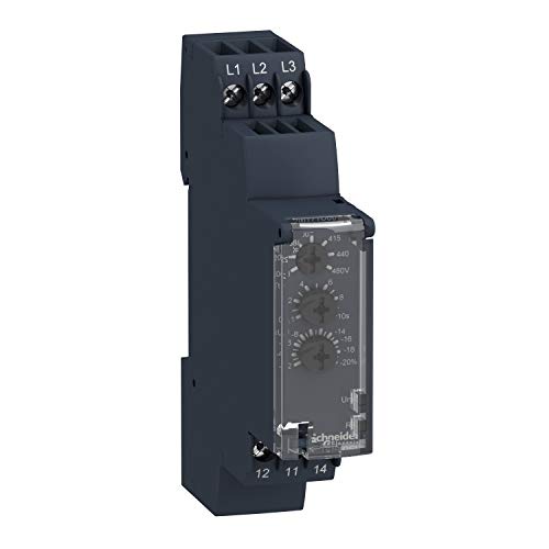 Fallo de fase solucionado con Schneider Electric RM17TU00 protector de secuencia 208-480V Ca