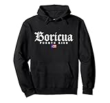 Puerto Rico Boricua Vintage Puerto Rican Flag Pride Pullover Hoodie