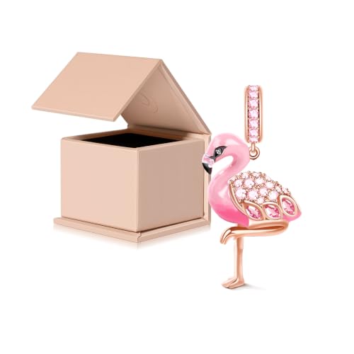 Image of GNOCE Owl Pendant Bead Charm With Bracelet S925 Sterling Silver Guarding You 18k Gold Plated Charm with CZ Fit for Bracelet /Necklace Charm Gifts for Animal Lover