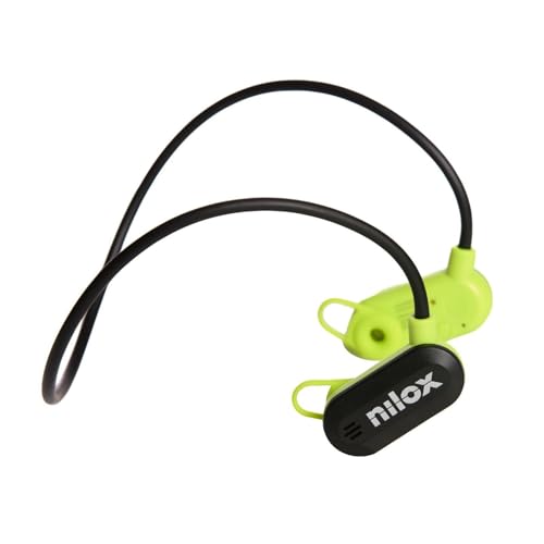 Nilox Auricolari Airtunes, Cuffie Wireless Con Doppio Microfono Enc, Resistenti All'Acqua E Alla Polvere, Cuffie Auriculari Con Touch Control E Musica