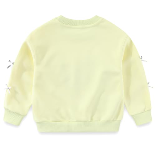 Image of Peacolate 5-12Years Spring Fall Clothingsets Kid Little&Big Girls Pullover Long Sleeve T Shirt and Embroider Butterfly Jeans