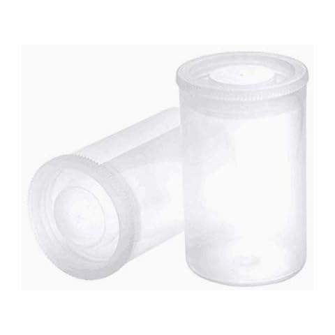 20 PCS Clear Plastic Film Canisters with Lids，35mm CaliberEmpty Camera Reel Containers,Storing of Small Personal and Household Items,Pills, Film, Keys, Coins, Art Beads and More Storage Containers Cover