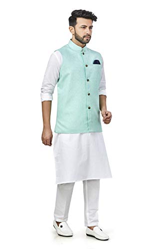 Image of Mens KURTA PYJAMA KOTI SET