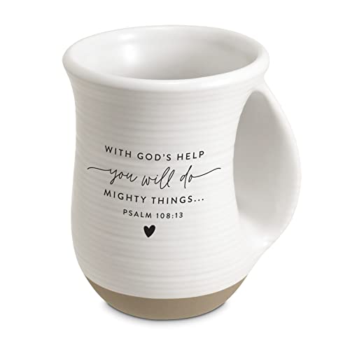 Taza de cerámica para café con forma de calentador de manos 18 oz miniatura 2