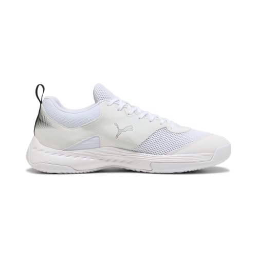 Puma Unisex VARION 3 Indoor Court Shoe, White Aged Silver, 36.5 EU – Ansicht 5