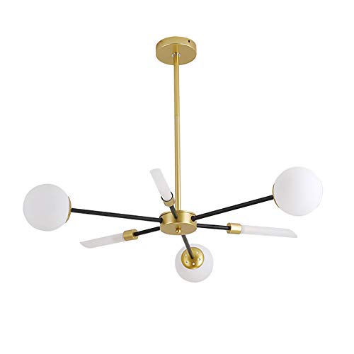 Lustre 12 lumières pour corriger un salon sombre avec une suspension moderne