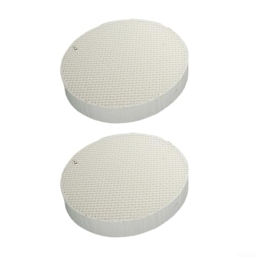 Zilimontt Flame Fire Sense Hiland Lot de 2 plaques de brûleur économes en énergie pour plaques alvéolaires compatibles avec 3 trous carrés pour modules chauffants de terrasse