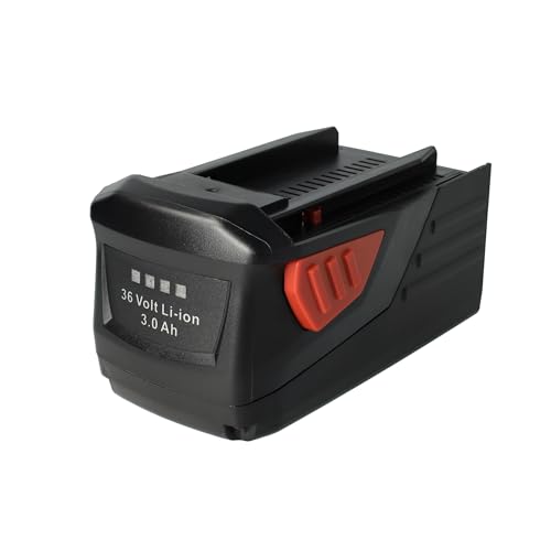 vhbw Akku kompatibel mit Hilti TE6-A36, TE 6-A36 AVR, TE 500-A36, CPC 36V Werkzeug (3000 mAh, Li-Ion, 36 V)