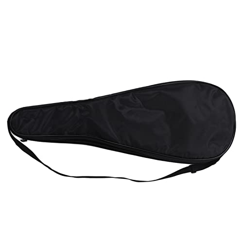 Racquet Bag, Squash Racquet Cover Bag Lightweight Wear Resistant Padded Anti Scratch for Sports(black)