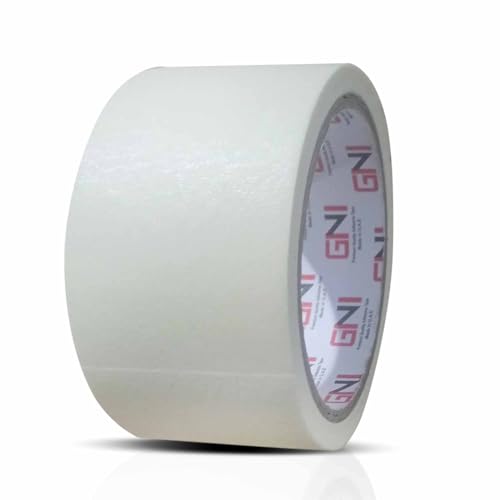 GINI Masking Tape 2 Inch x 20 Yards Strong Adhesive Painters Tape for Wall Painting Decorating DIY Home Office School Supplies & Arts Crafts (Pack of 1)