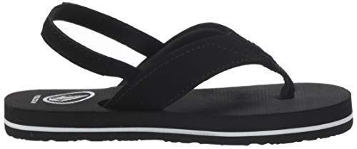 Volcom Little Kids Unisex Victor Heelstrap Sandal Black 12 Little Kid #TOP5