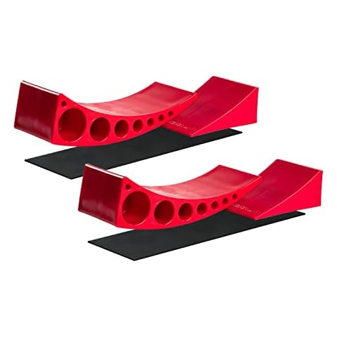 ANDERSEN HITCHES | 3604 RV and Trailer Accessories | 2-Pack Camper Leveler Blocks w/Rubber mats | Camper Leveling System | Outdoor Camping Levels Cover