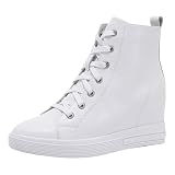 Viaoragiosa Zapatillas De Deporte Alta TalóN Plataforma,Caminar