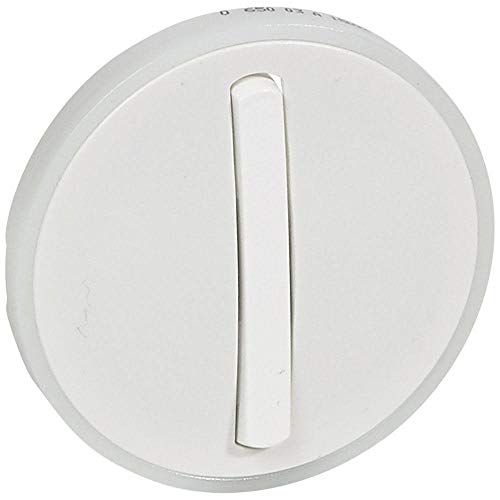 Legrand 065003 Céliane Enjoliveur Étroit pour Interrupteur, Va-et-Vient ou Poussoir Lumineux, Blanc