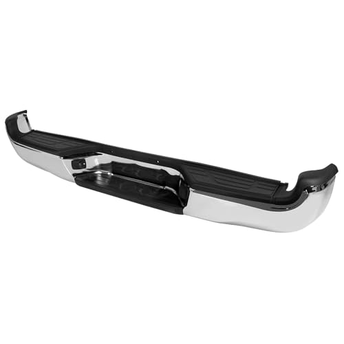 Image of Rear Step Bumper Assembly Compatible with 2005-2015 TOYOTA TACOMA, Chrome Back Bumper Fit For 05-15 Tacoma Replacement for TO1103113
