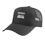 What Part Don't You Understand Morse Code Ham Radio Trucker Hat with Adjustable Mesh Back, Black