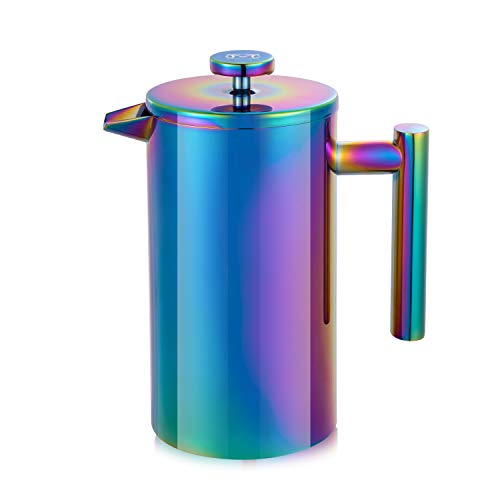 Magicafé French Press Coffee Maker – Stainless Steel Coffee Maker Double Walled French
