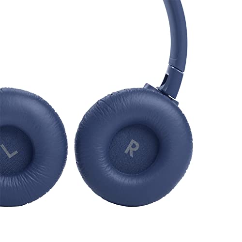 Image of JBL Tune 660NC Wireless Bluetooth On Ear Headphone with Mic (Blue)
