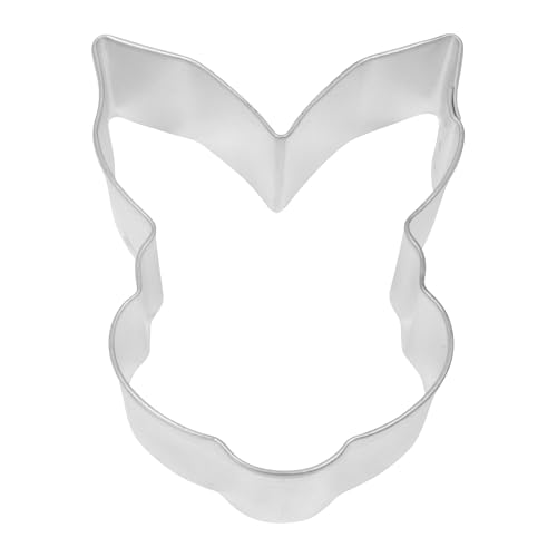 Cortador de galletas de acero económico R&M Bunny molde para repostería 3.5" 2