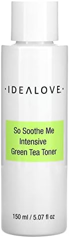 Intensive Green Tea Toner by Idealove - Soothing & Balancing Toner with Antioxidants from Green Tea, Plus Botanicals, Probiotic, & Hyaluronic Acid - Helps Restore Optimal pH Levels - 5.07 fl oz