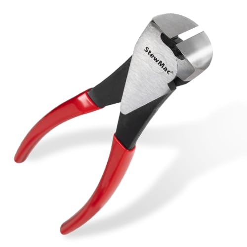 StewMac Fret Cutter, Flush Cut Guitar Fretwork Cutters | Hardened Steel Fret Cutter for Clean Flush...