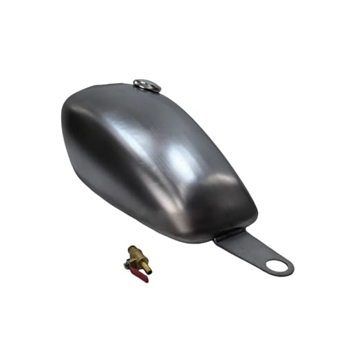 Réservoir carburant moto robuste de 8 Litres, finition brute haut de gamme pour SR500