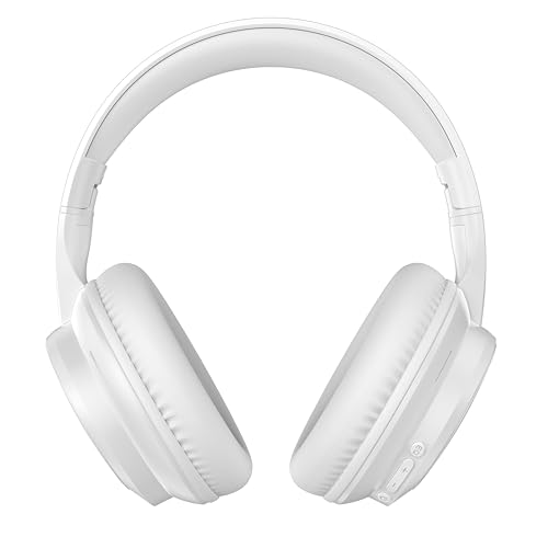 ヘッドホン Bluetooth ワイヤレスヘッドホン 有線 無線 両用 Bluetooth5.4 低遅延 HIFI高音质 ヘッドフォン 最大60時間連続再生 オーバーイヤー ステレオヘッドホン 2台同時接続可 密閉型 音漏れ防止 折り畳み可能 マルチポイント 音量調整可 Type-C 急速充電 TELEC認証 男女兼用/音楽/映画 高級ホワイト