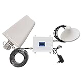 📶 KIT AMPLIFICADOR GSM COMPLETO para llevar a cabo la instalación del equipo: Amplificador GSM Triple Banda 900 1800 2100, Antena exterior con 15 metros de cable extra, antena interior con 5 metros de cable extra.