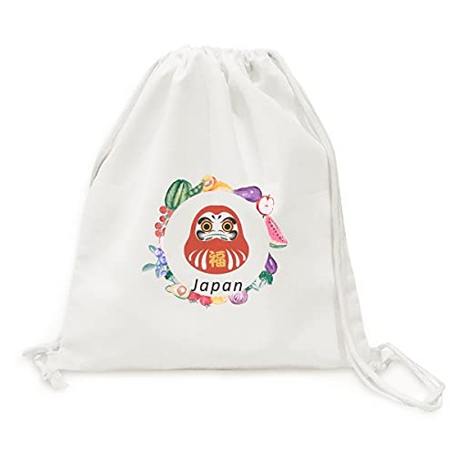 Sac en tissu pliable pour fruits et légumes inspiré d'une caisse traditionnelle japonaise