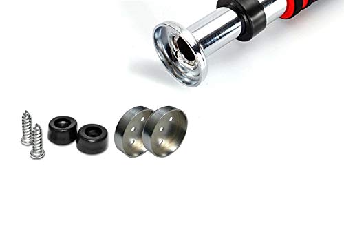 Barra de Ferro Ajustável de Porta para Exercícios, Capacidade de 100kg, comprimento de 61,5cm a 94cm