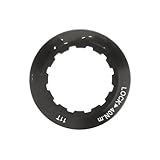 EHYSYN Zahnkranz Kassette Passend für Bolany Aluminiumlegierung 11T Mehrfarbige Abdeckung Fahrrad Radfahren Befestigungsschraube Schraube Freilaufabdeckung Teile Fahrrad Kassette(Black)