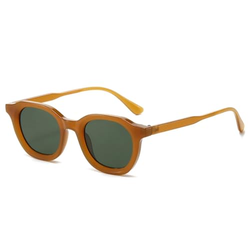 Lunettes de soleil rondes de luxe au design rétro classique pour un style affirmé