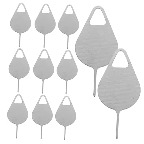 BEBEMOKO 100pièces Outils De Retrait Sim Inoxydable Kit Éjecteurs pour Smartphones Accessoire Pratique pour Retirer Les Cartes Sim