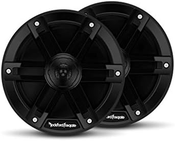 Rockford Fosgate M0-65B Marine Grade 6.5" Full Range Speakers - Black (Pair)