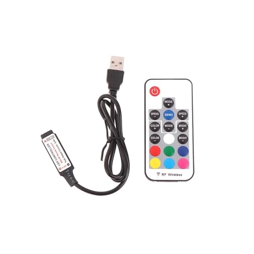 Variateur LED USB 17 touches avec contrôle de gradation RVB 5050