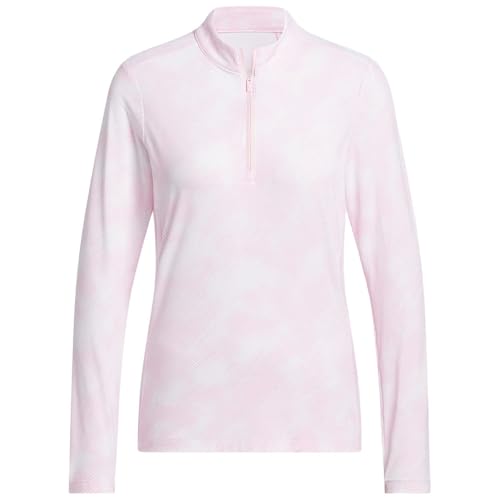 Haut Ultimate365 Adidas imprimé avec col montant et quart de zip pour femme