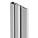 Continuous Geared Door Hinge Full Surface Anodized Aluminum 83 inch Heavy Duty Center Pivot Tamperproof for Repairing Storefront Door Compare to Select SL57 LawrenceLH-HD157