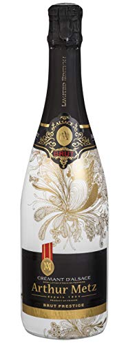 Arthur Metz - Cremant d'Alsace Brut Prestige, Méthode Traditionnelle (1 x 0.75 l) (Packung mit 6)