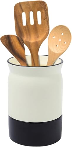 GUBEARE Kitchen Small Utensil Holder - Farmhouse Utensil Holder for