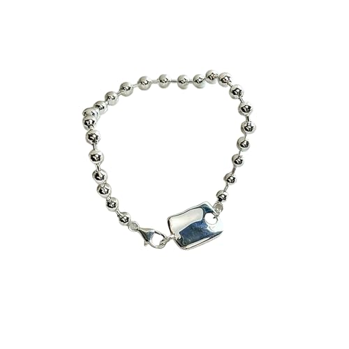 Collier perles carrées argent S0658 pour sublimer vos tenues de bureau