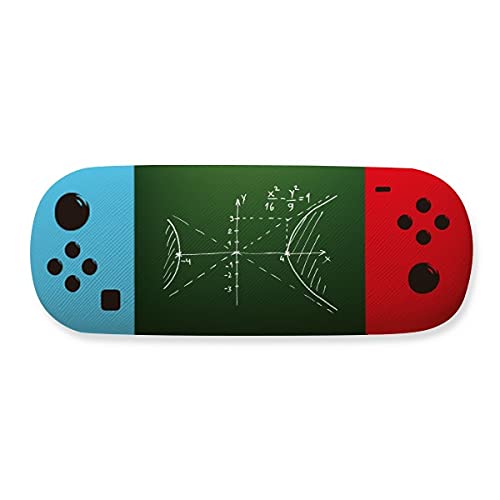 Étui de rangement pour lunettes de jeu courbe hyperbolique et boîte rigide mathématique