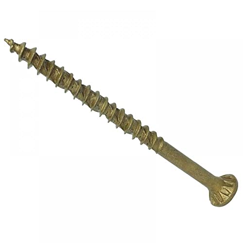 ForgeFast Countersunk Decking Screws | 4.5 x 75mm | Tan Elementech 2000 | Tub 400