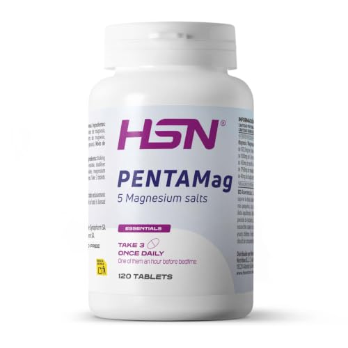 HSN PENTAMag 5 Sales de Magnesio con Magtein y ATA Mg 120 Tabletas