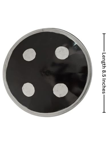 Image of BookMyCostume Plastic Sword & Shield Talwar Dhal Plastic Costume Accessory Set Free Size Black /Silver